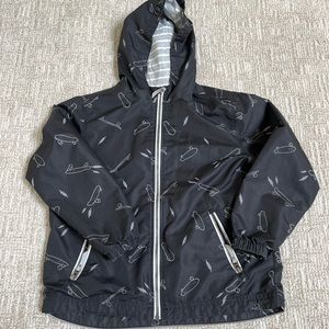 Hanna Andersson cotton lined hoodie jacket good for shower outdoor activities